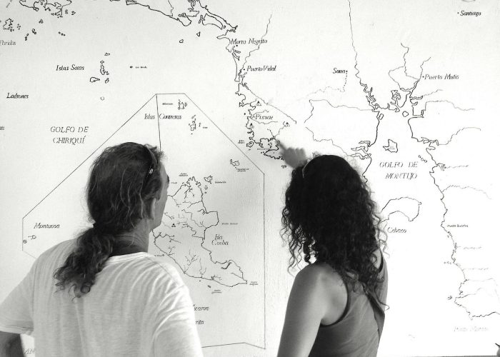 Map of Coiba from Dive Base Coiba